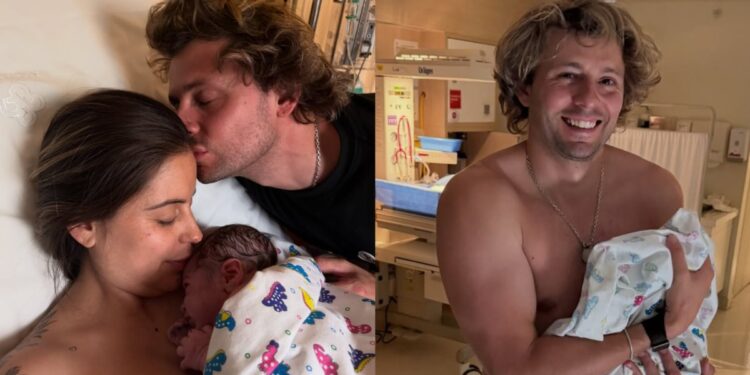 Joaquín Méndez da la bienvenida a su hijo Valentino y comparte un conmovedor mensaje.