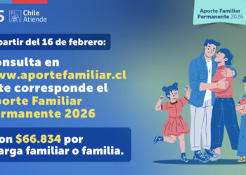 Anuncian las fechas en las que las familias podrán consultar sobre el Aporte Familiar Permanente 2026.