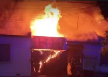 Incendio devastador cobra la vida de una persona mayor en el centro de Chillán.