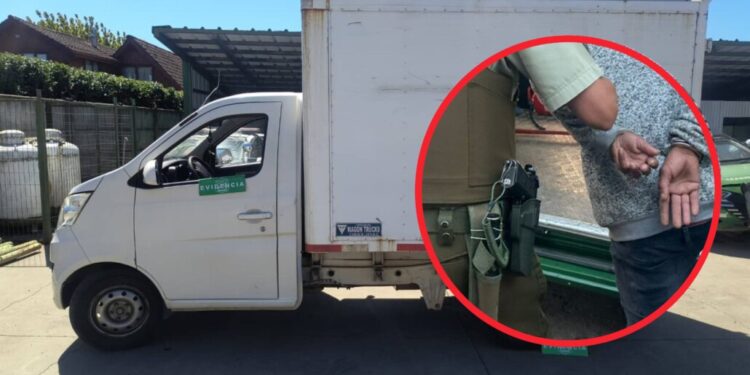 Recuperan una camioneta y detienen a dos delincuentes en una villa en Los Ángeles.