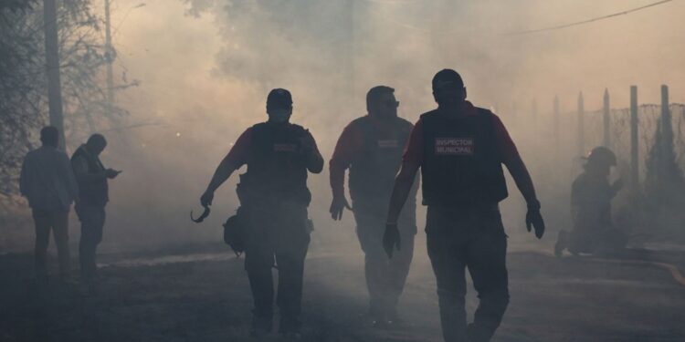 Siete personas arrestadas en operativo conjunto de Seguridad Pública y Carabineros en el sector nororiente.
