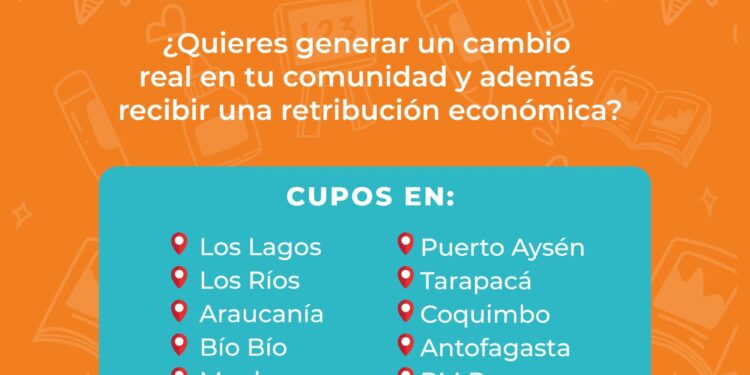 Fundación Familias Primero lanza convocatoria para tutoras del programa Kinder Power en varias comunas de Chile.