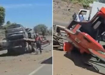 Accidente en la autopista Los Libertadores provoca taco en Colina.