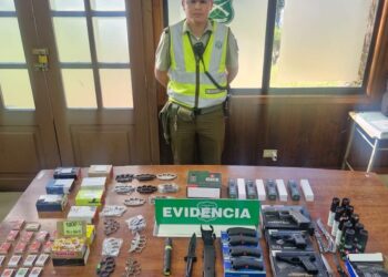 Carabineros arresta a una mujer por la venta de artículos protegidos por la Ley de Armas en un establecimiento con patente de bazar – LAVOZDEPUCON