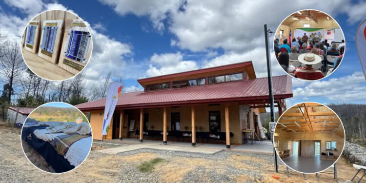 Inauguran nueva sede comunitaria para tejedoras en Nacimiento después de los incendios forestales de 2023.