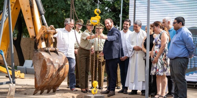 Huechuraba comienza la construcción de la Subcomisaría del Sector Poniente para reforzar la seguridad de más de 45 mil vecinos.
